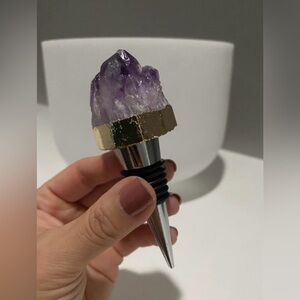 Amethyst Wine Bottle Stopper